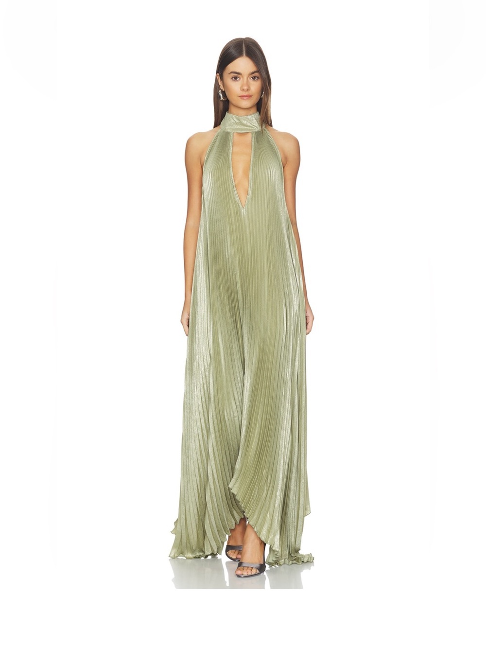 L’idee Opera gown in garden shimmer